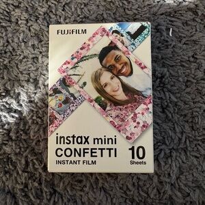 NWT FujiFilm instax mini instant film - Confetti
